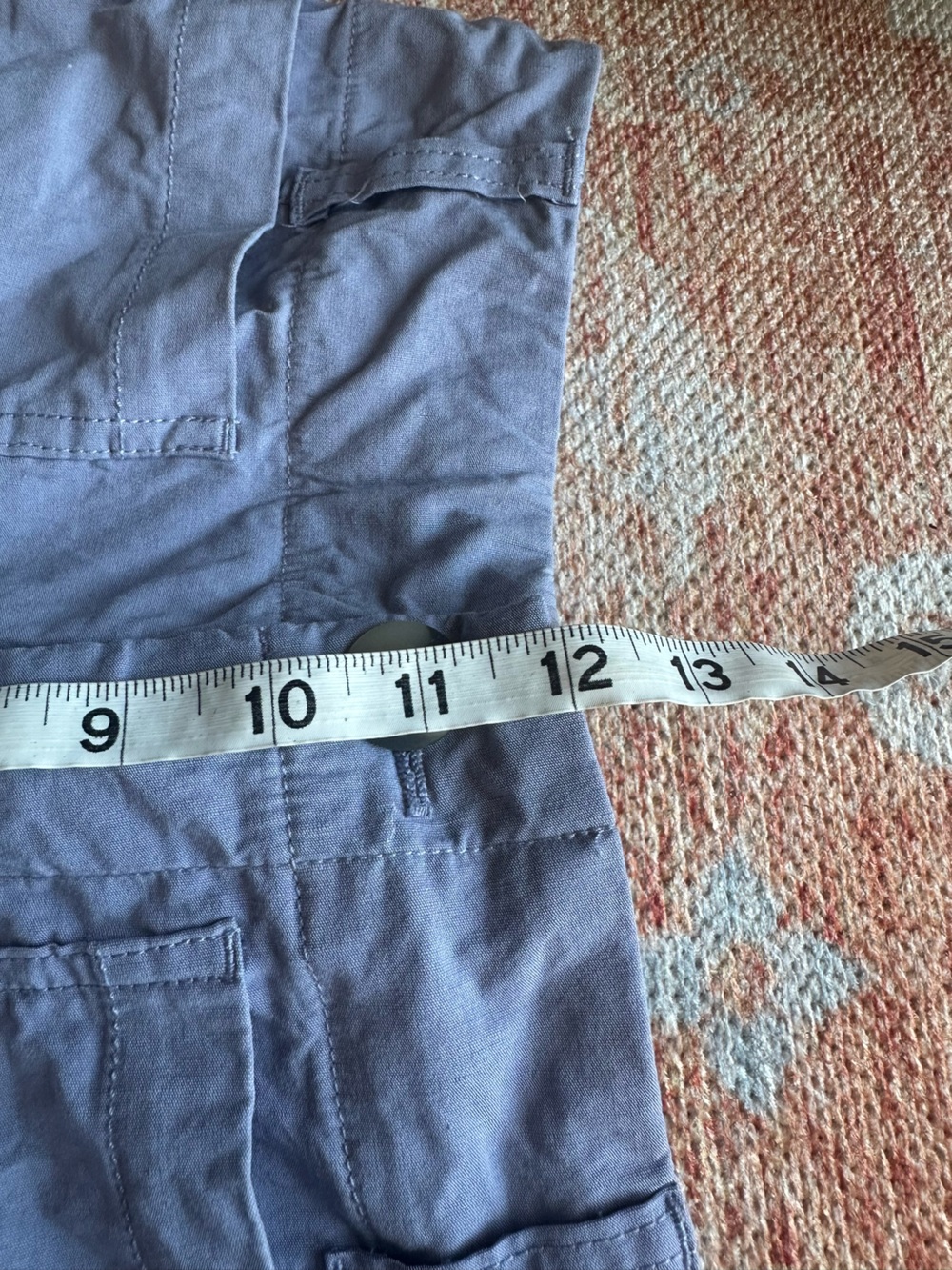 Anthropologie Maeve The Colette Cropped Wide-Leg Pants Size 25 lilac purple - Picture 6 of 9